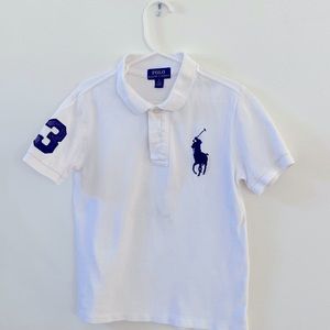 POLO RALPH LAUREN BOYS TEE. SIZE 6